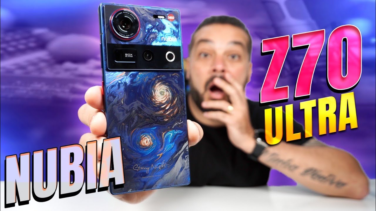 UM DOS MAIS BONITOS QUE JÁ VI NA VIDA! NUBIA Z70 ULTRA!
