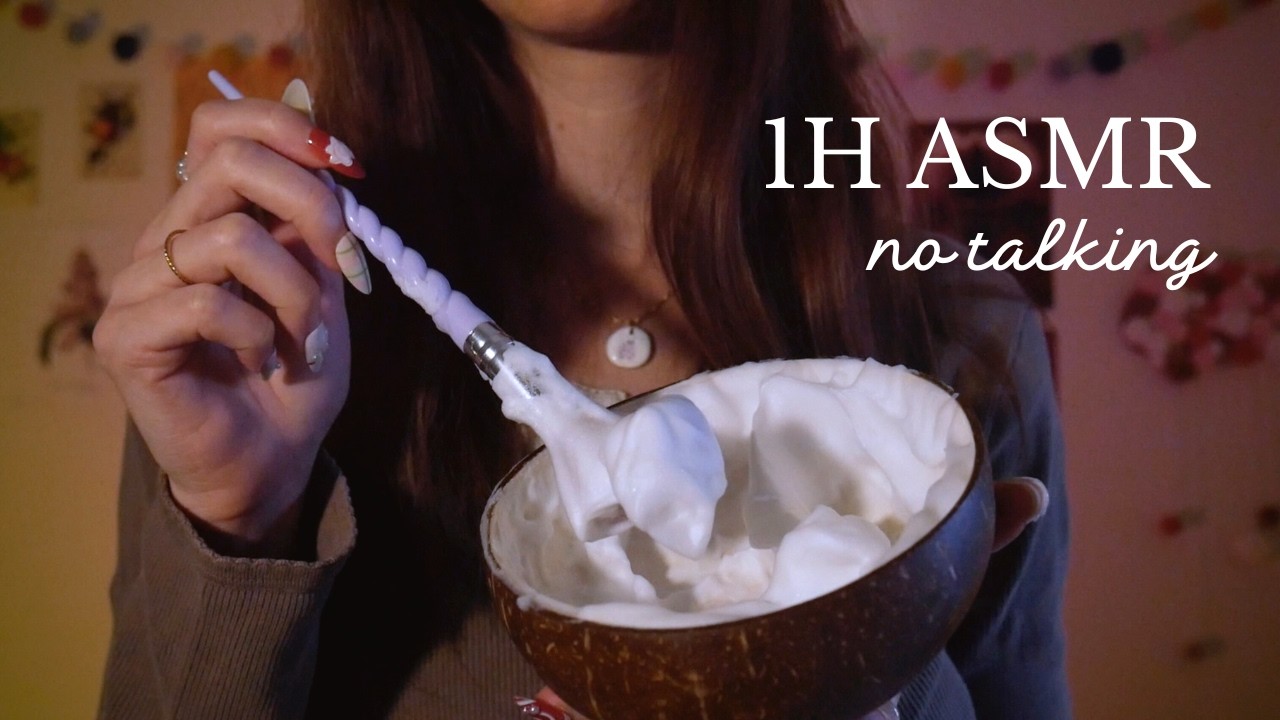 ASMR à mettre en fond pour dormir, travailler, se détendre ☁️ 1H no talking