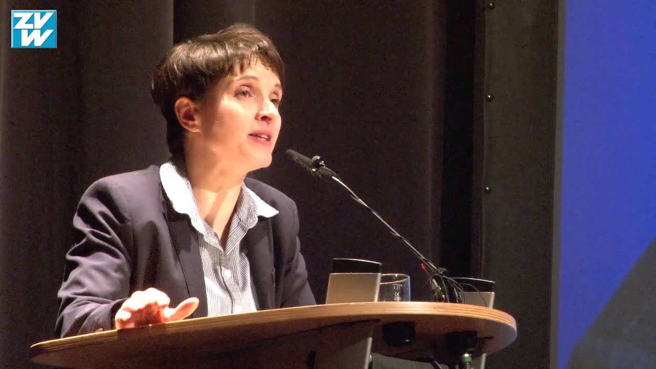 Backnang: Wahlkampf von Meuthen, Petry und Storch (AfD) und Gegendemo