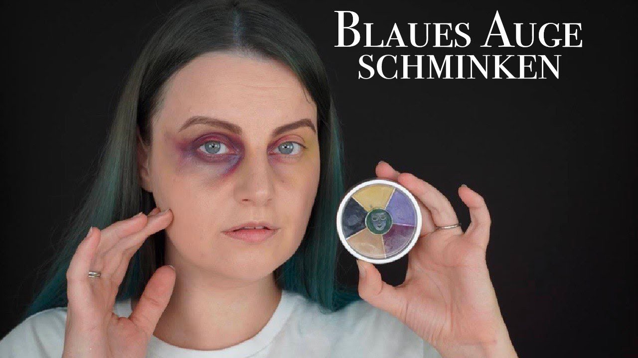 SFX Blaues Auge schminken Tutorial | Kryolan Cream Color Circle | Halloween Basics | Unwissend Schön
