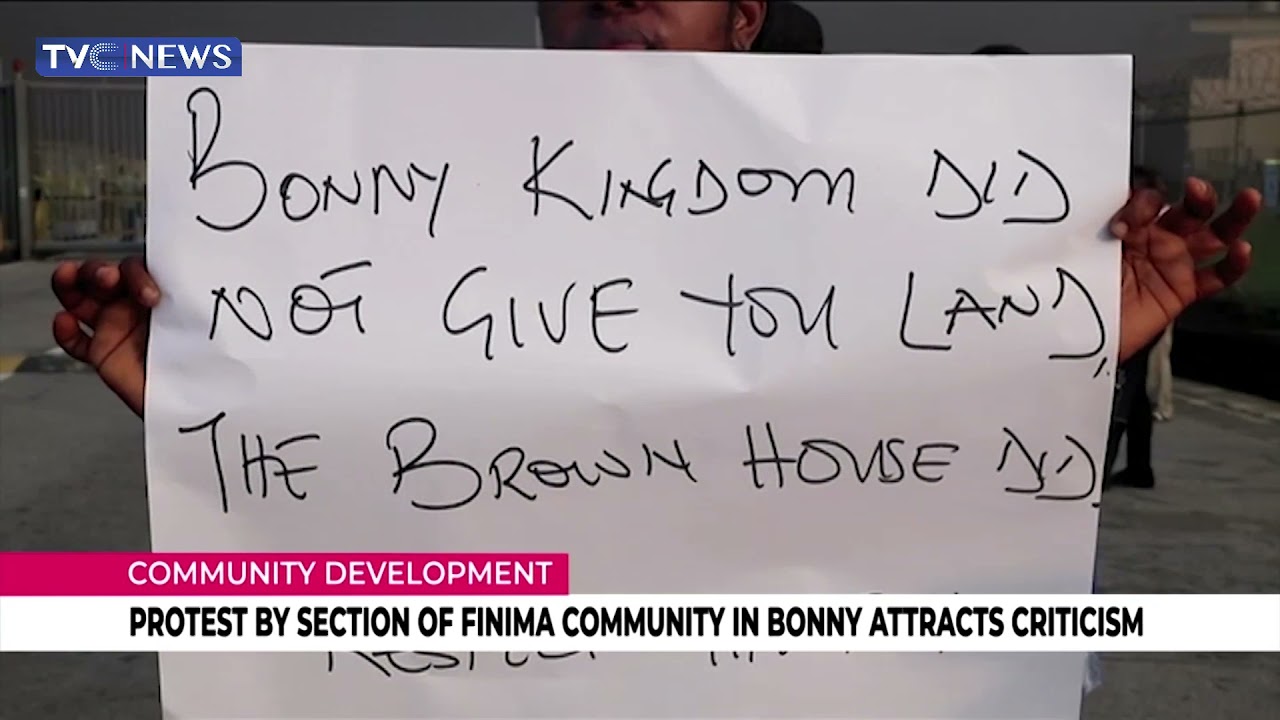 Protest By Section Of Finima Community In Bonny Attracts Criticism