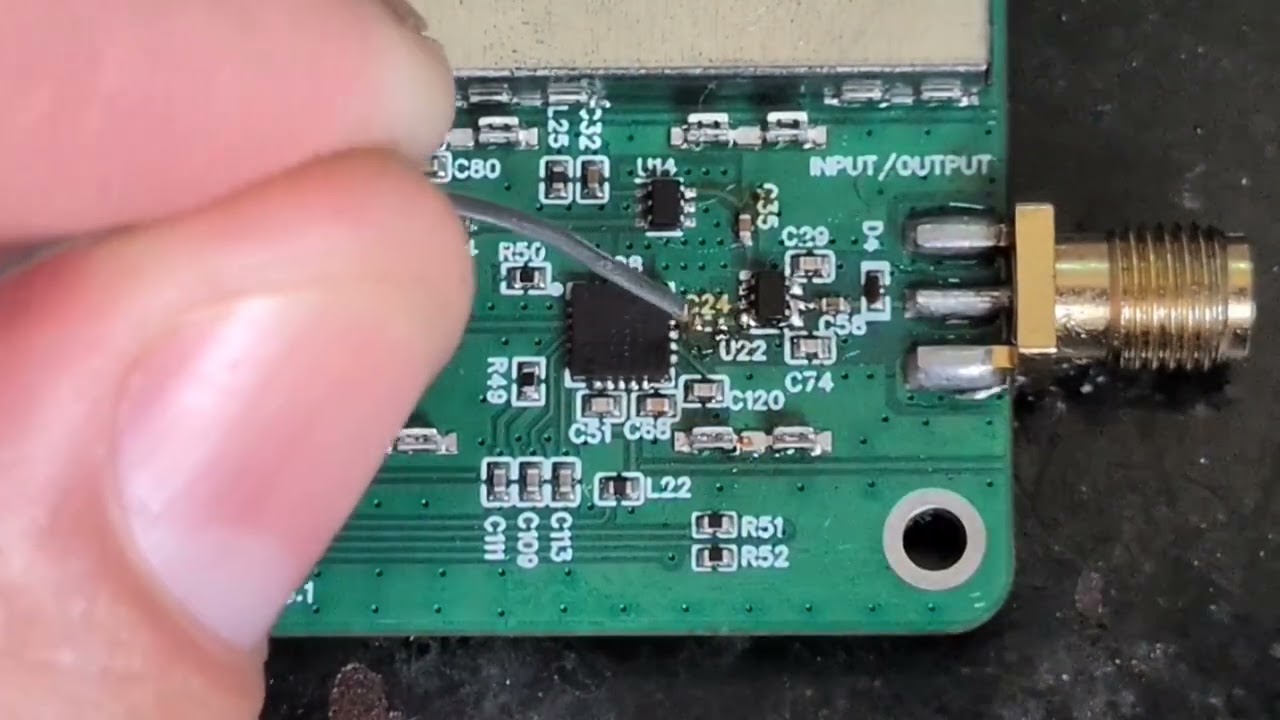 Rebuilding the frontend of my TinySA Ultra