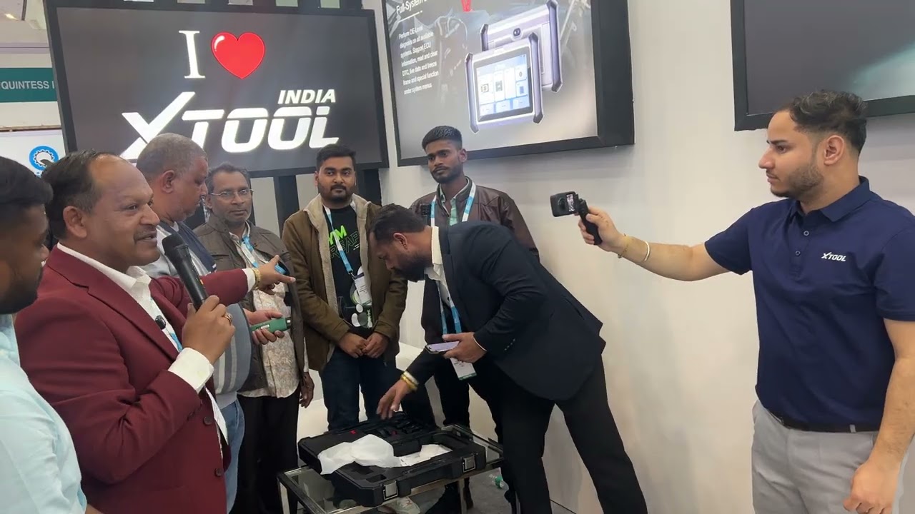XTOOL INDIA की तरफ़ से Indian market के लिए बहुत ही बढ़िया tool launch किया गया automechanika में 