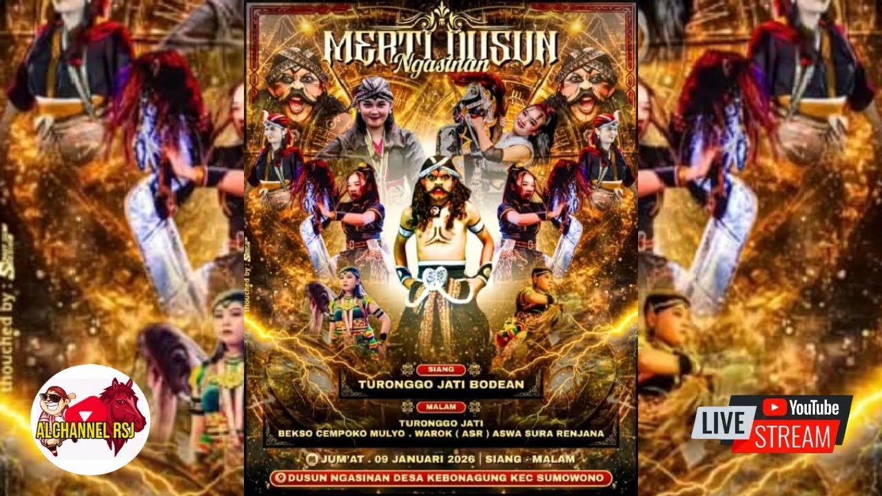 MERTI DUSUN NGASINAN | ASR .BCM DAN TURONGGO JATI .LIVE NGASINAN KEBONAGUNG SUMOWONO.