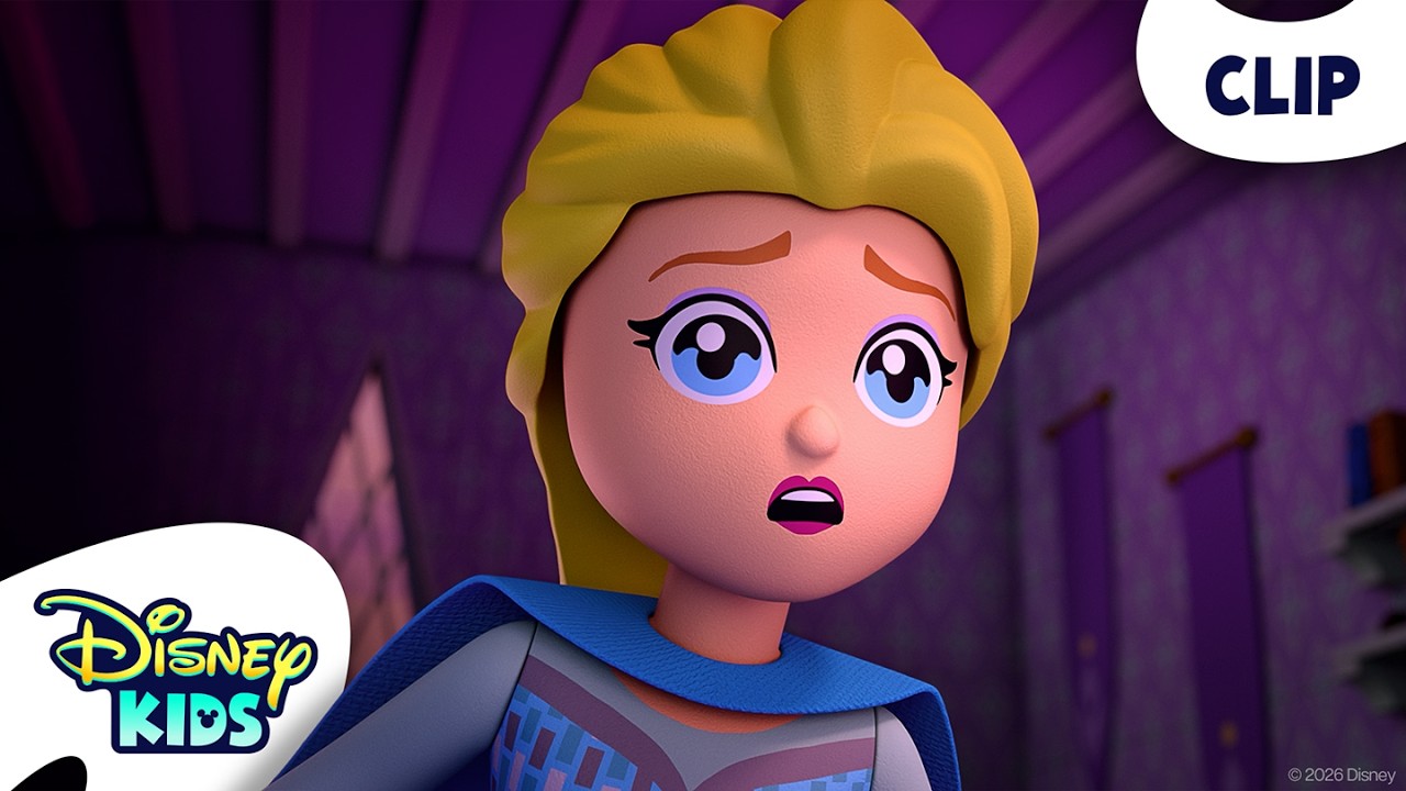 LEGO Elsa Stolen By Puffins?! 🐧❄️ | LEGO Frozen: Operation Puffins | @disneykids
