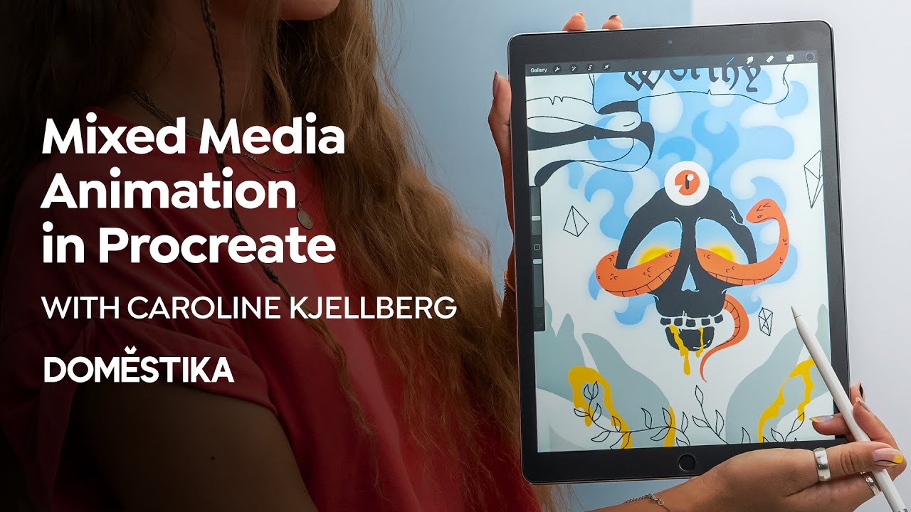 CURSO ONLINE Animación con técnicas mixtas en Procreate de Caroline Kjellberg