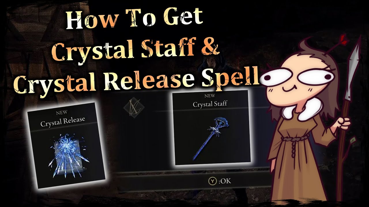 ELDEN RING || How To Get Crystal Staff & Crystal Release Spell