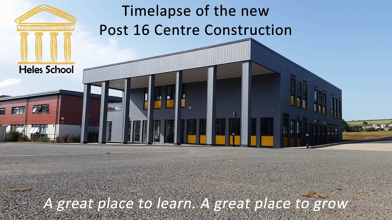 Hele's School Post 16 Centre Construction Timelapse