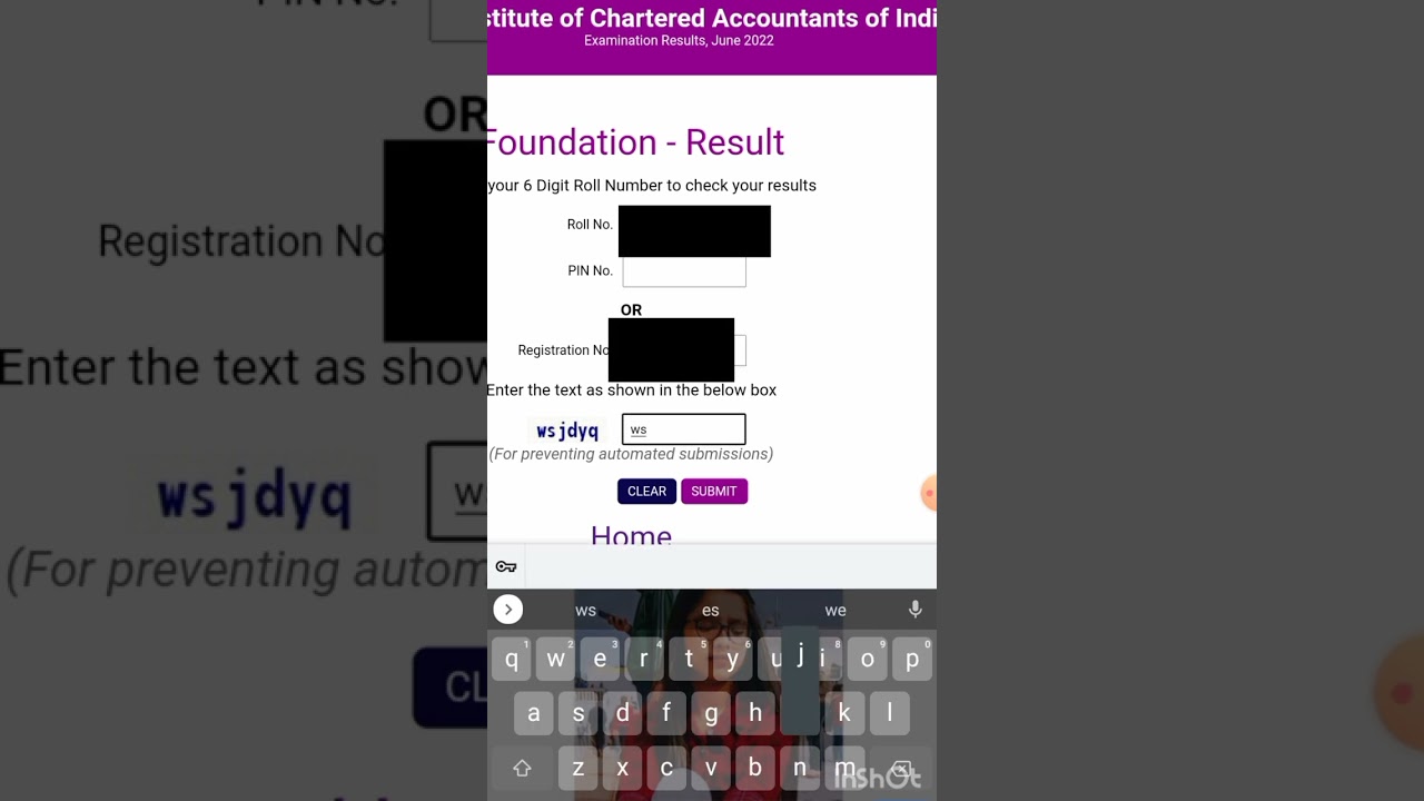 My CA foundation result june 22| 10 August| #icai #castudent #cafoundation #caaspirant #caresults #