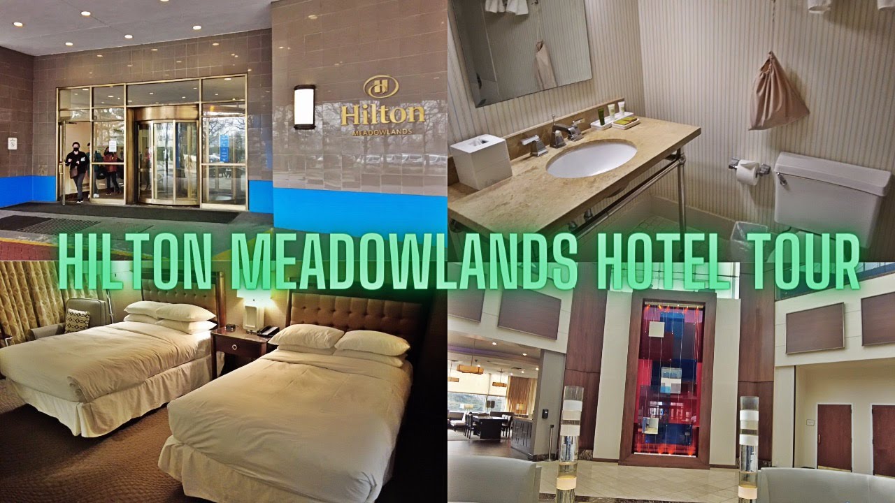 Hilton Meadowlands Hotel Tour | Closest Hotel To American Dream Mall & Waterpark