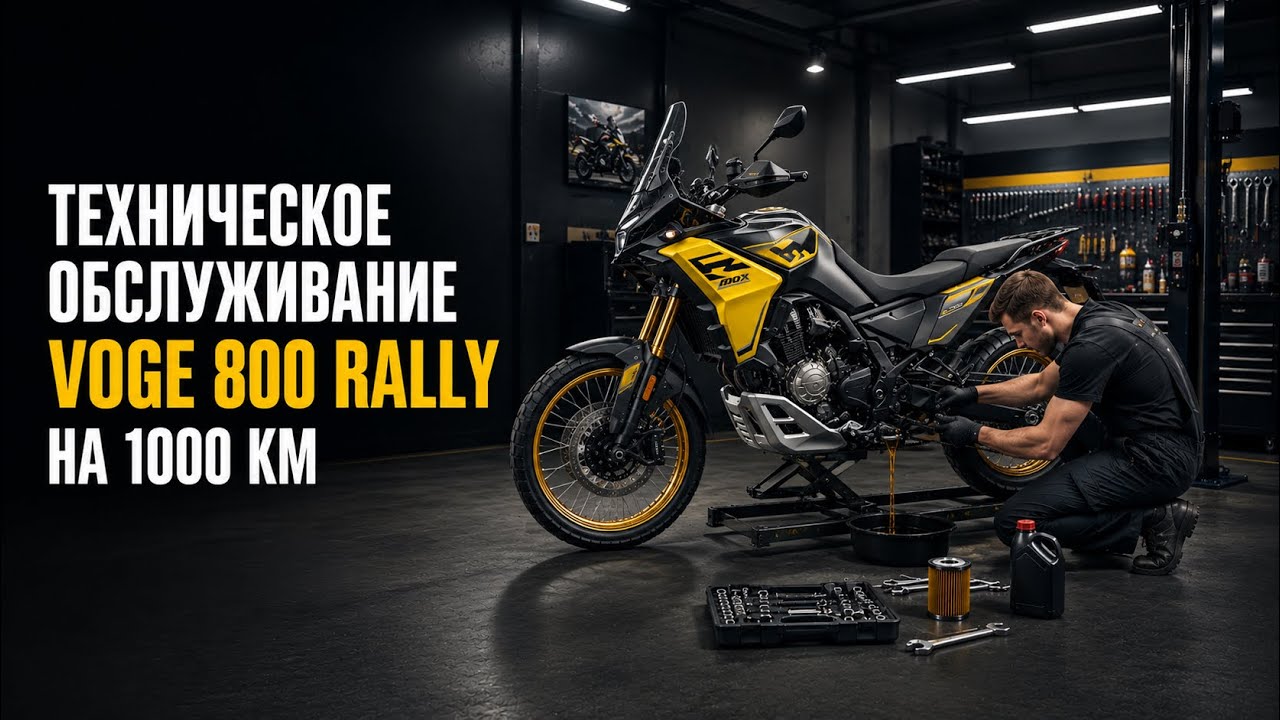 VOGE DS 800 RALLY: первое техническое обслуживание на 1000 км