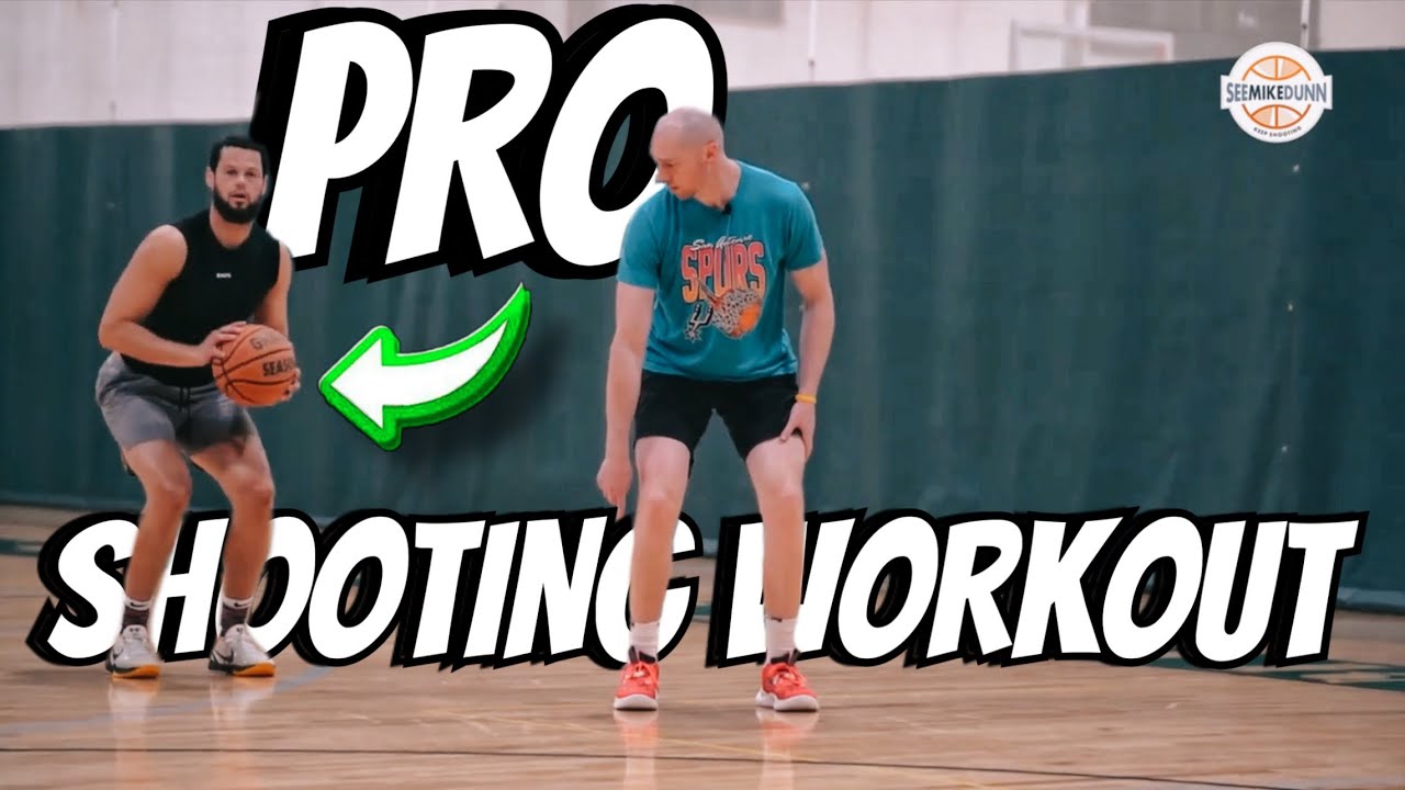 How To Shoot a Basketball:  Full Shooting Workout with Professional Basketball Player Jordan Schakel