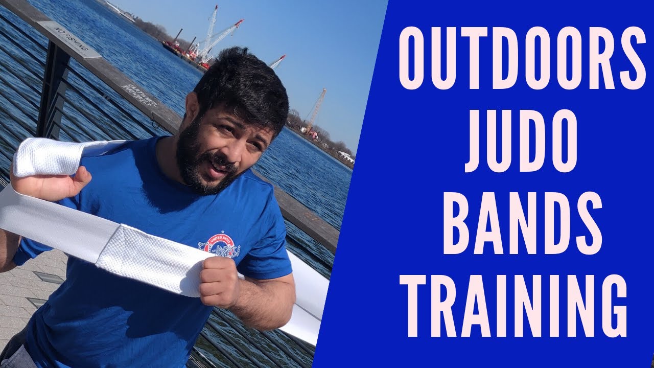 Outdoors Judo Bands Training ( Using Adidas Bands )