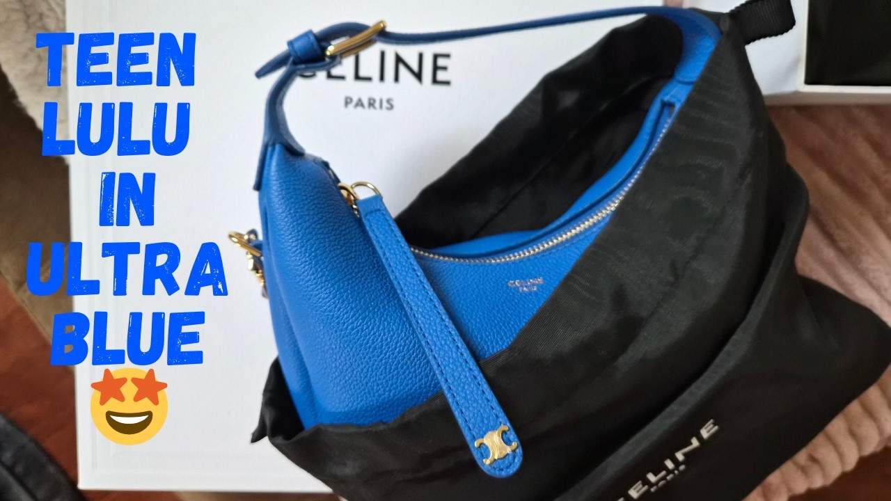 This Blue is Everything! 💙CELINE Lulu Bag *Ultra Blue* | Unboxing & First Impressions