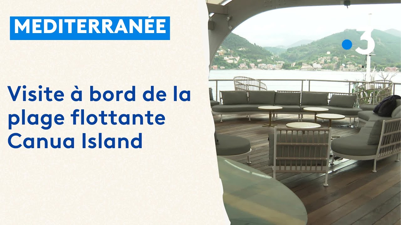 Visite à bord de Canua Island, la plage flottante qui a tant fait polémique