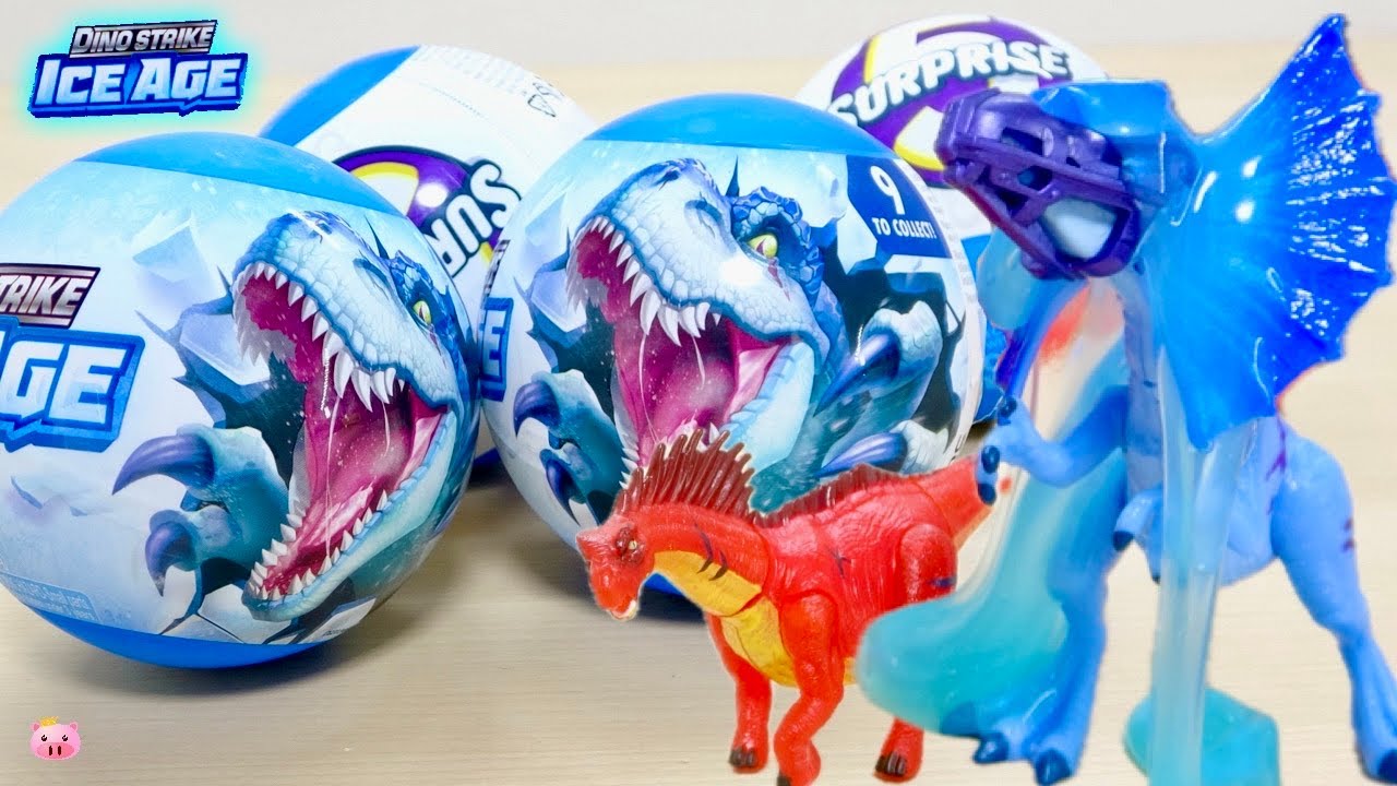 スライムも入って楽しさUP!涼しい色の恐竜 DINO STRIKE ICE AGEを組み立てレビュー!