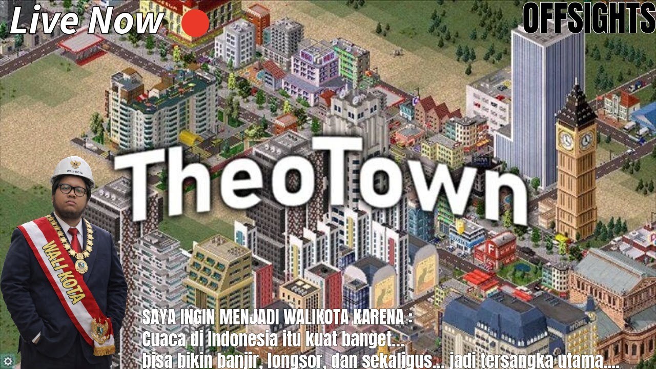 Saya Calon Wali kota yang membangun Kota impian THEOTOWN #theotownindonesia #theotown