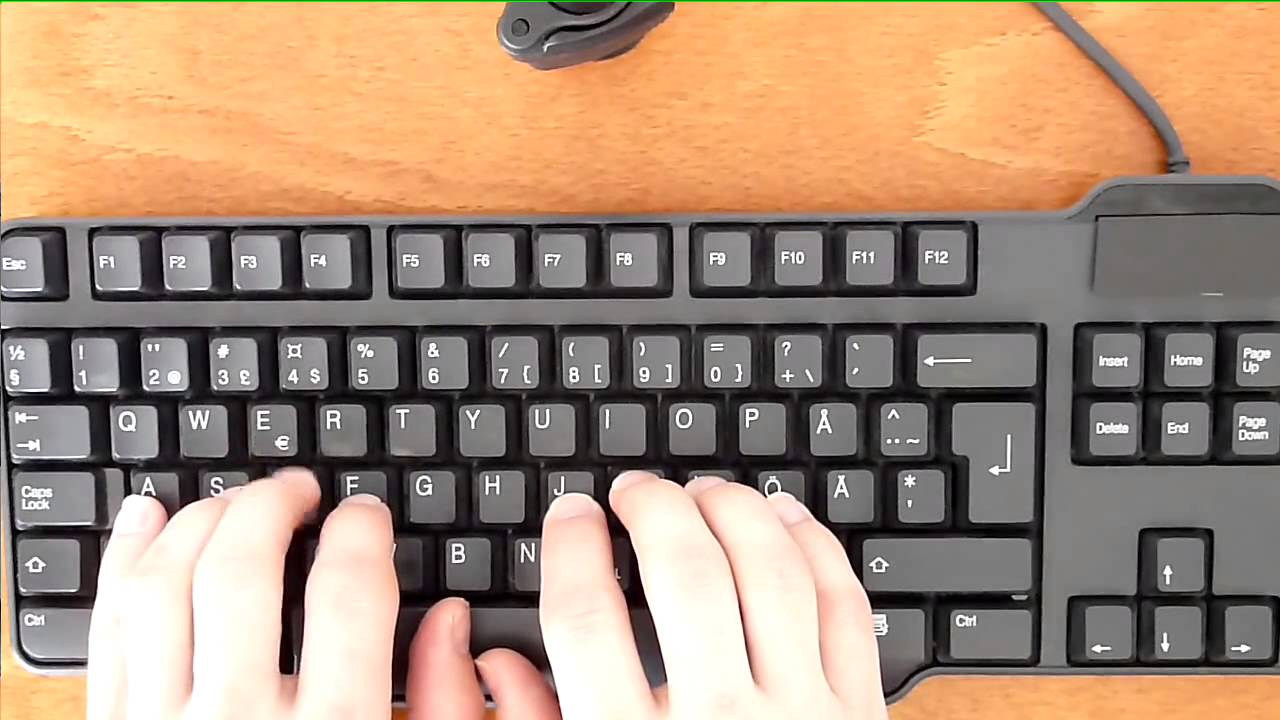 Kymmensormijärjestelmän opettelu, viikko 9: kirjaimet cw