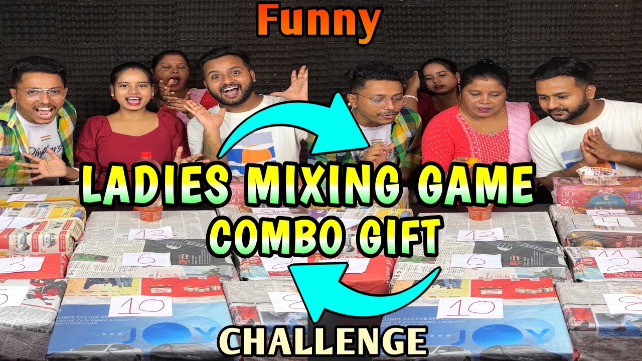 Modern Ladies Mixing Game Combo Gift Funny Challenge With Family
