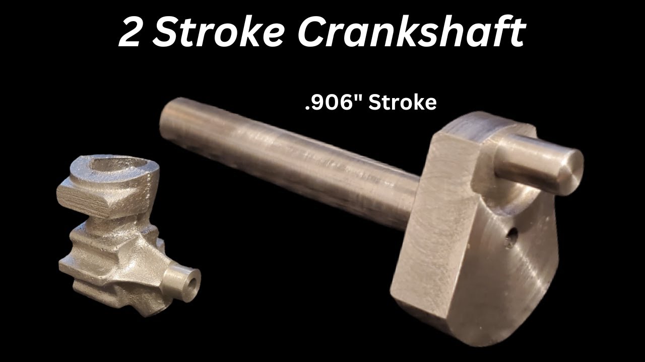 Machining the Crankshaft for 11.7cc Two Stroke Engine