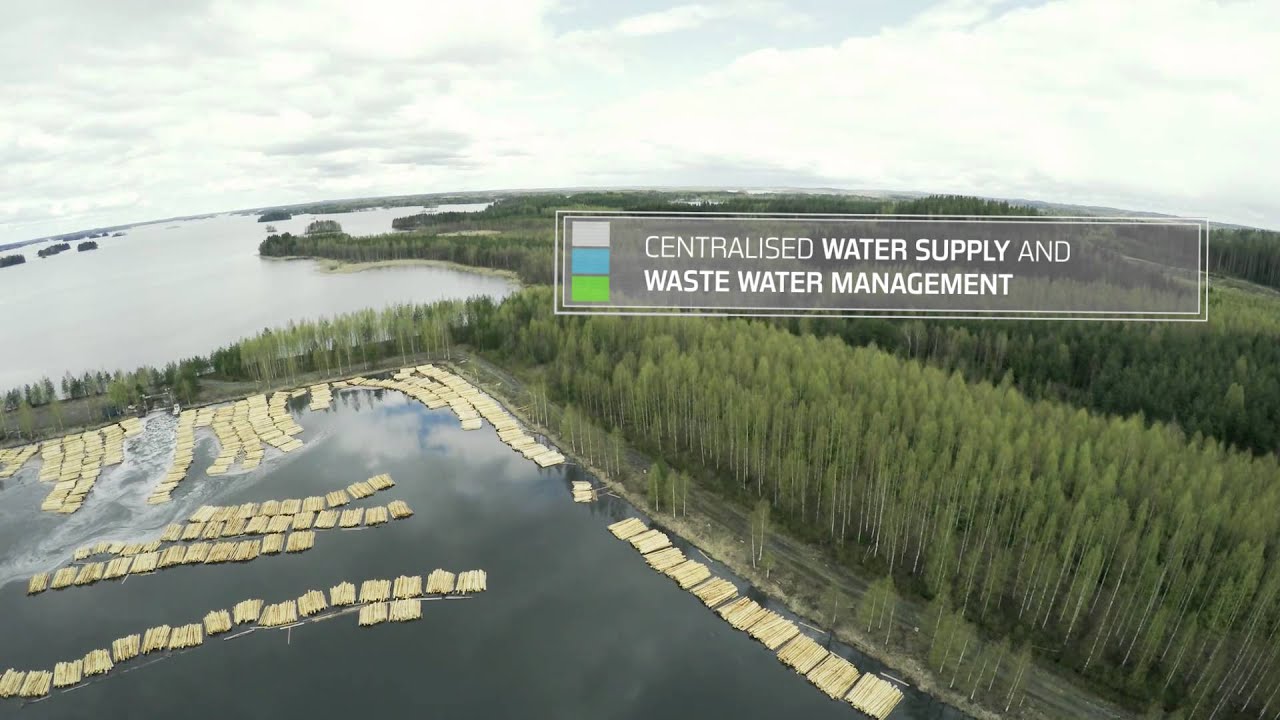 Industrial Zone Puhos in Kitee, Finland