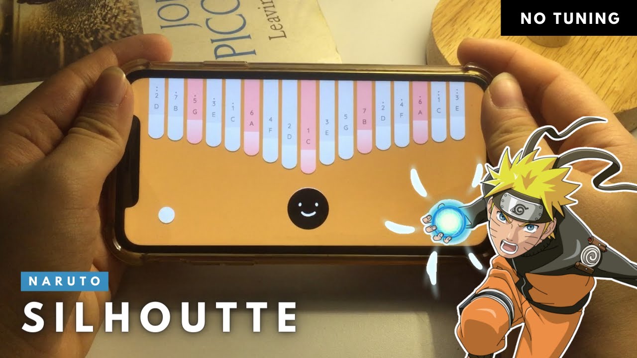 [Naruto Shippuden OP 16] SILHOUETTE - KANA BOON | Kalimba App Cover With Tabs