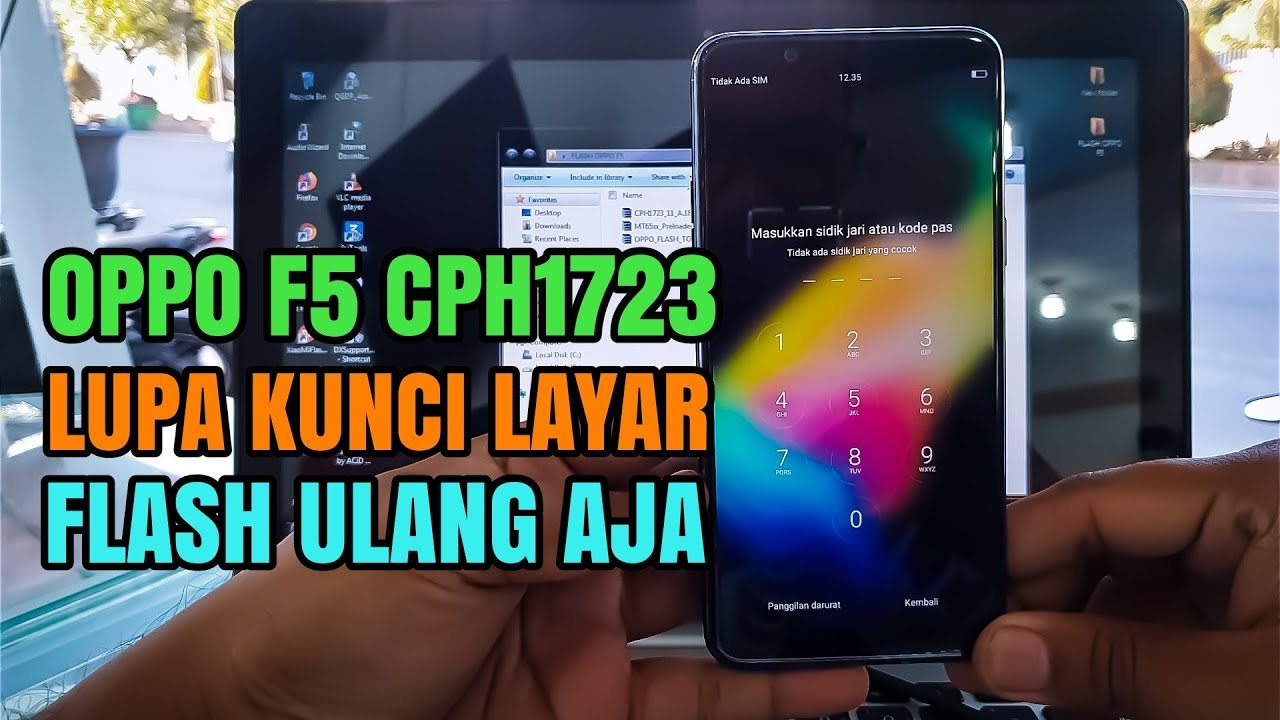 Flash Oppo F5 CPH1723 Lupa Pola sandi pin Kunci Layar 💯% Done