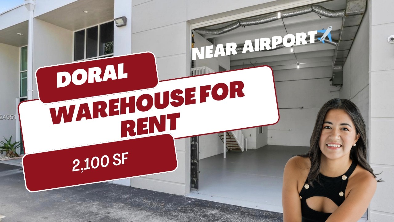 DORAL WAREHOUSE OFFICE SPACE FOR RENT | FULL PROPERTY TOUR