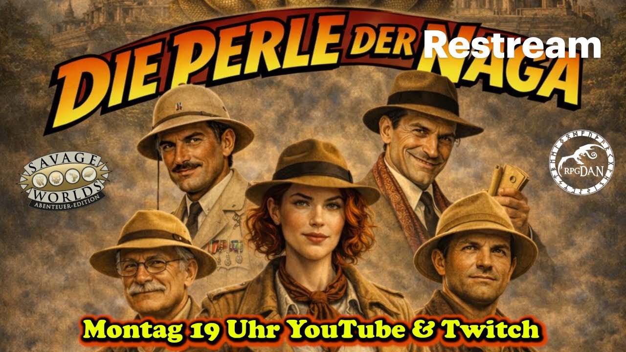 LIVE: Times of Adventure: Die Perle der Naga |Savage Worlds