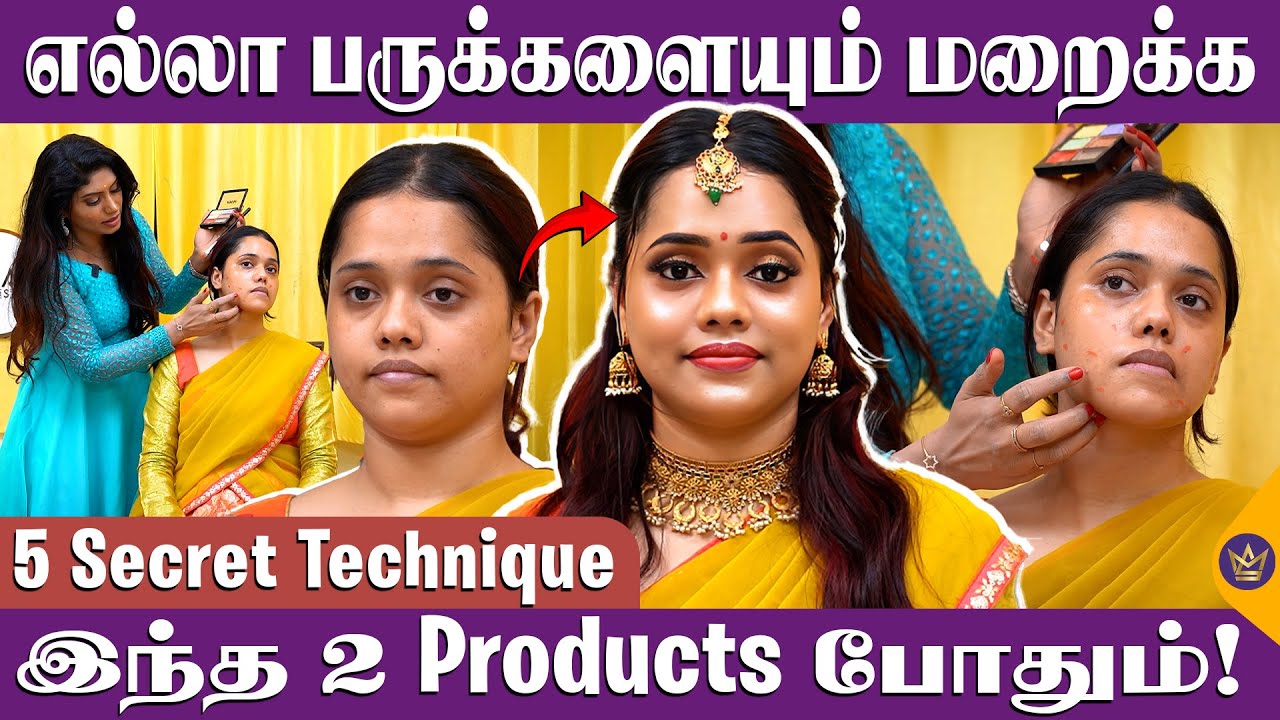10 நிமிஷத்தில் Ready ஆகலாம்! Traditional Makeup Look at Home for Beginners - Sarah Priya Beautician