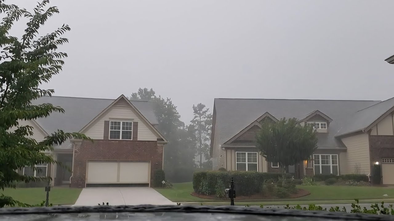 Thunderstorm With Relaxing Heavy Rain Visual