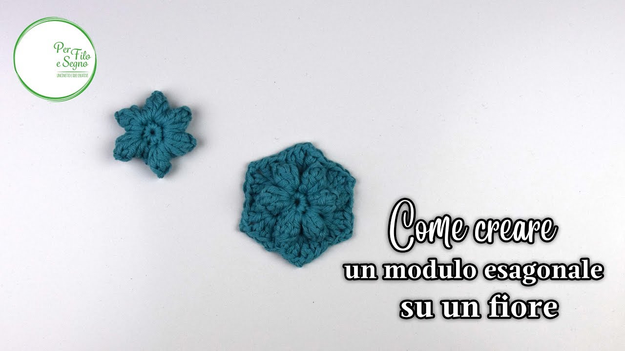 Come creare un modulo esagonale su un fiore