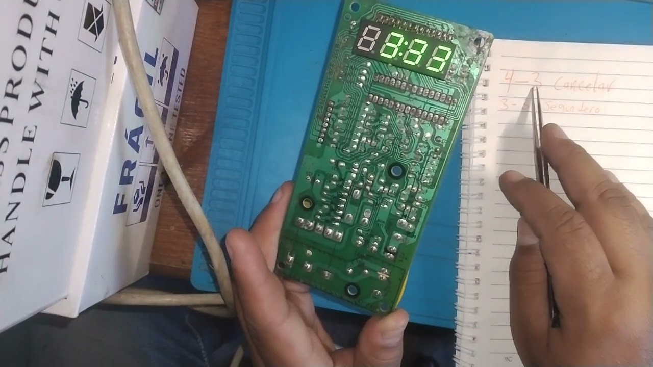 reparar botones de microondas facil y rápido 