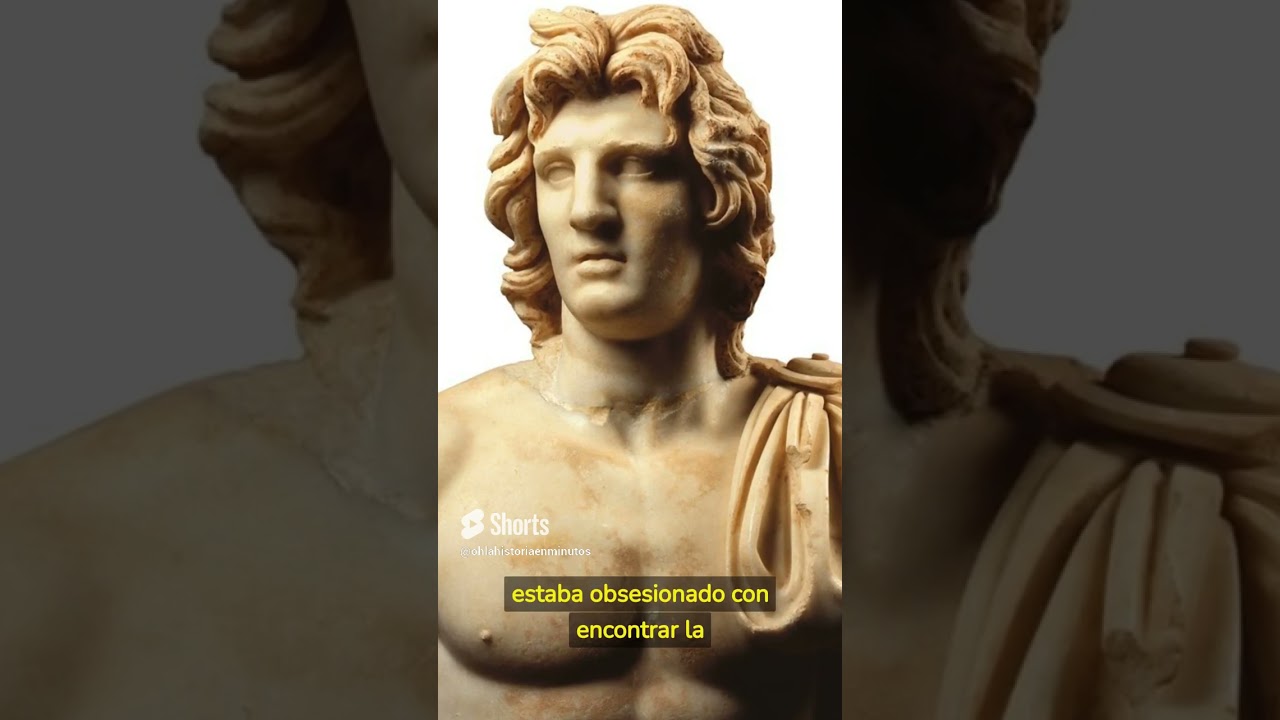 La obsesión de Alejandro Magno por la fuente de la junvetud 