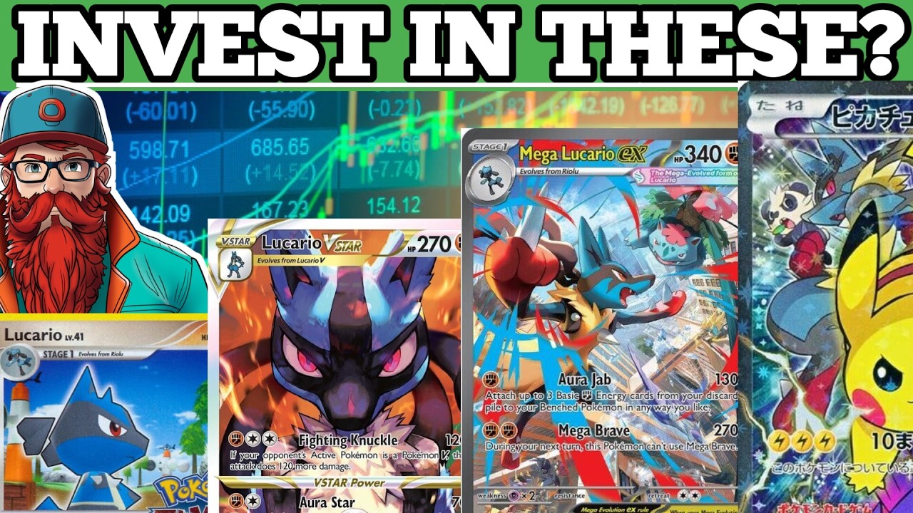 THE BEST POKEMON CARDS TO INVEST IN? The Best Lucario Pok&eacute;mon Cards Ever Created!