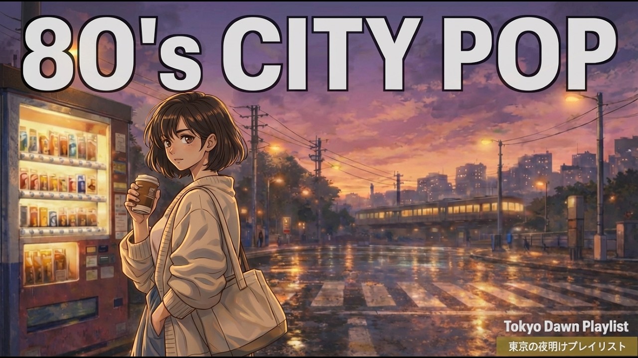 Tokyo Dawn City Pop 🌅 80's Japanese City Pop for Early Morning | 雨上がりの朝シティポップ【Playlist 5】