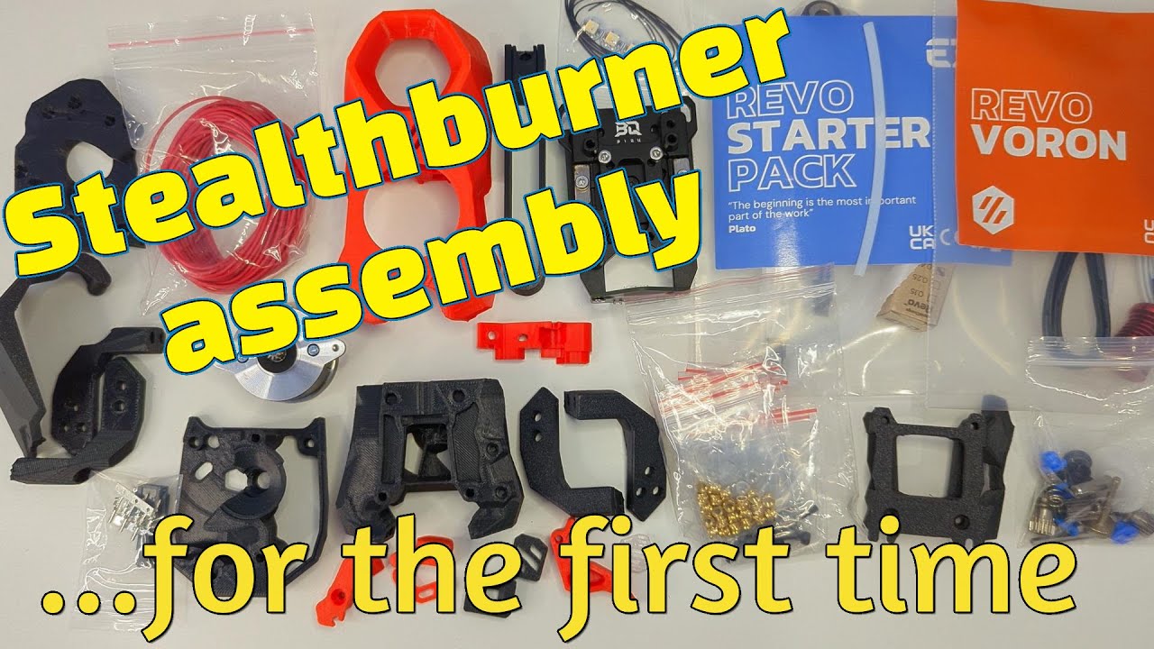 Stealthburner assembly for the first time (E3D Revo + Cartographer3D)