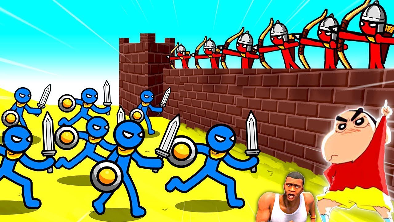 BLUE TEAM vs RED TEAM in Stick Battle War of Legions | AMAAN-T