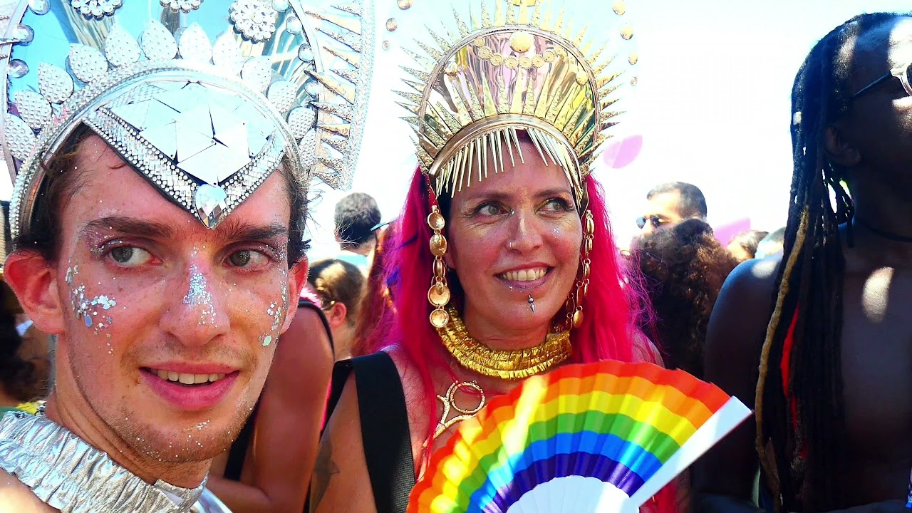Tel Aviv  Gay pride Parade 2021.  Парад гордости в Тель Авиве 2021 год. 4k
