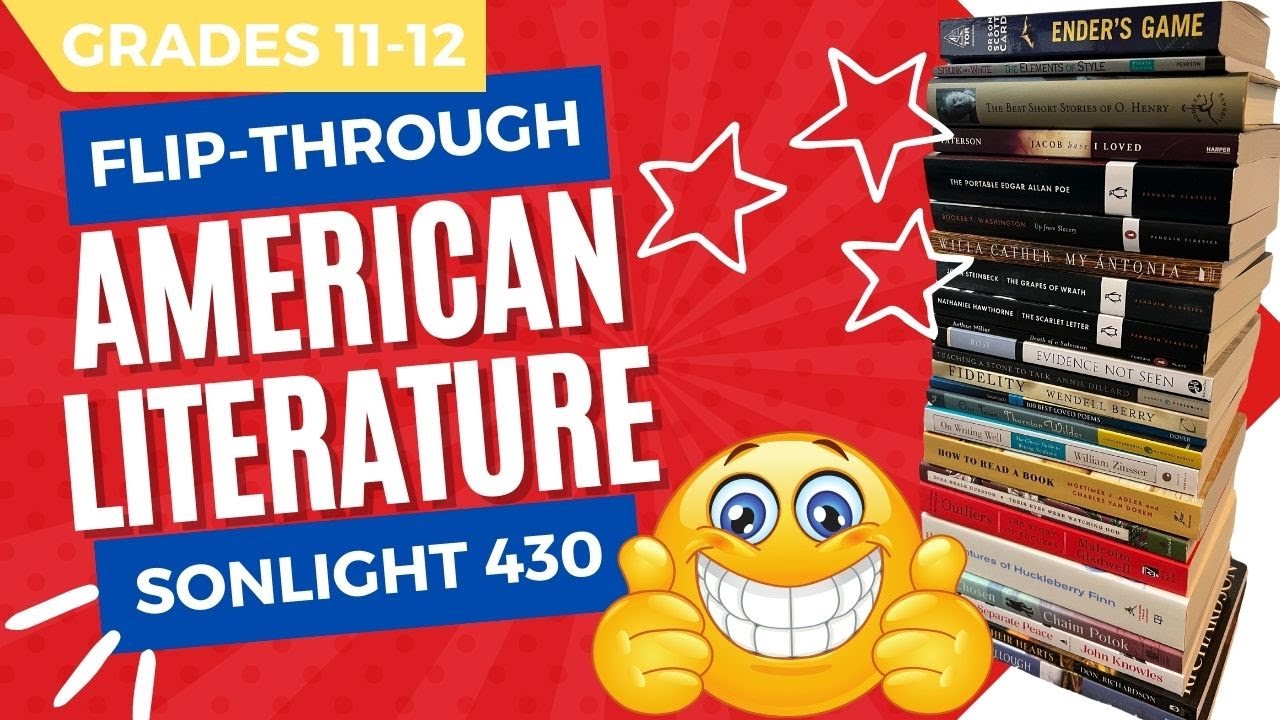 FLIP-THROUGH: Sonlight American Literature (Level 430) - High School Honors #homeschoolhighschool