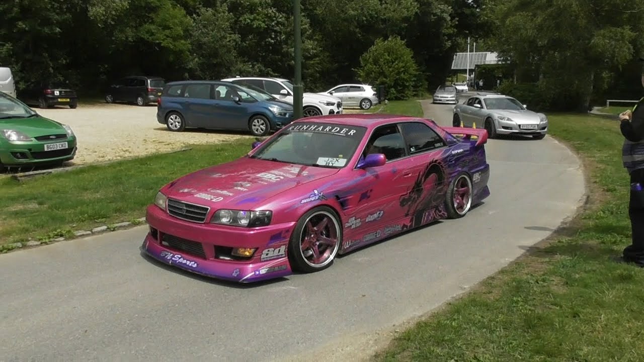 Japanese Cars Leaving a Car Show  July 2023, (pt4)