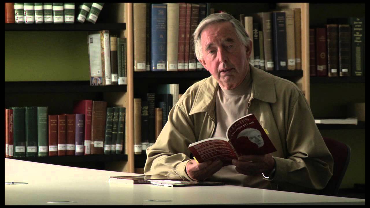 Desmond Egan reads his poem 