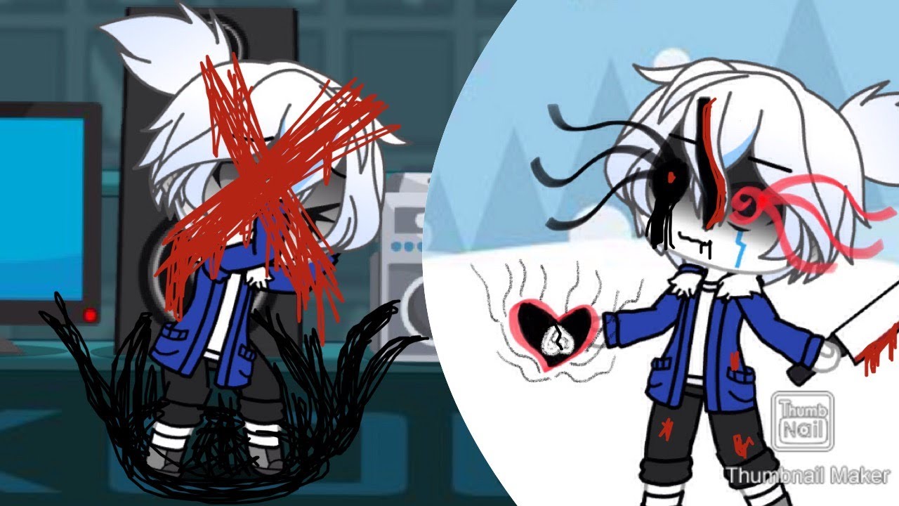 Sans goes Insane//Undertale//