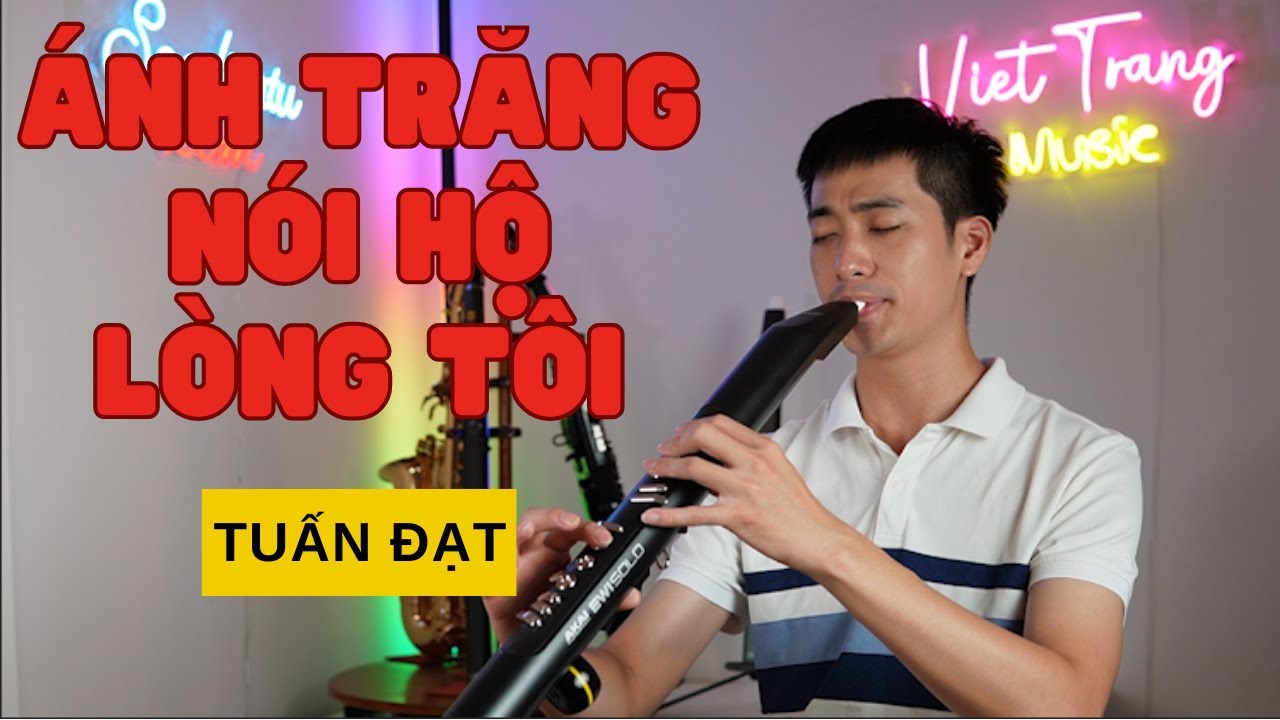 Ánh Trăng Nói Hộ Lòng Tôi | Tuấn Đạt Cover | Sáo kèn điện tử (Wind Synthesizer)