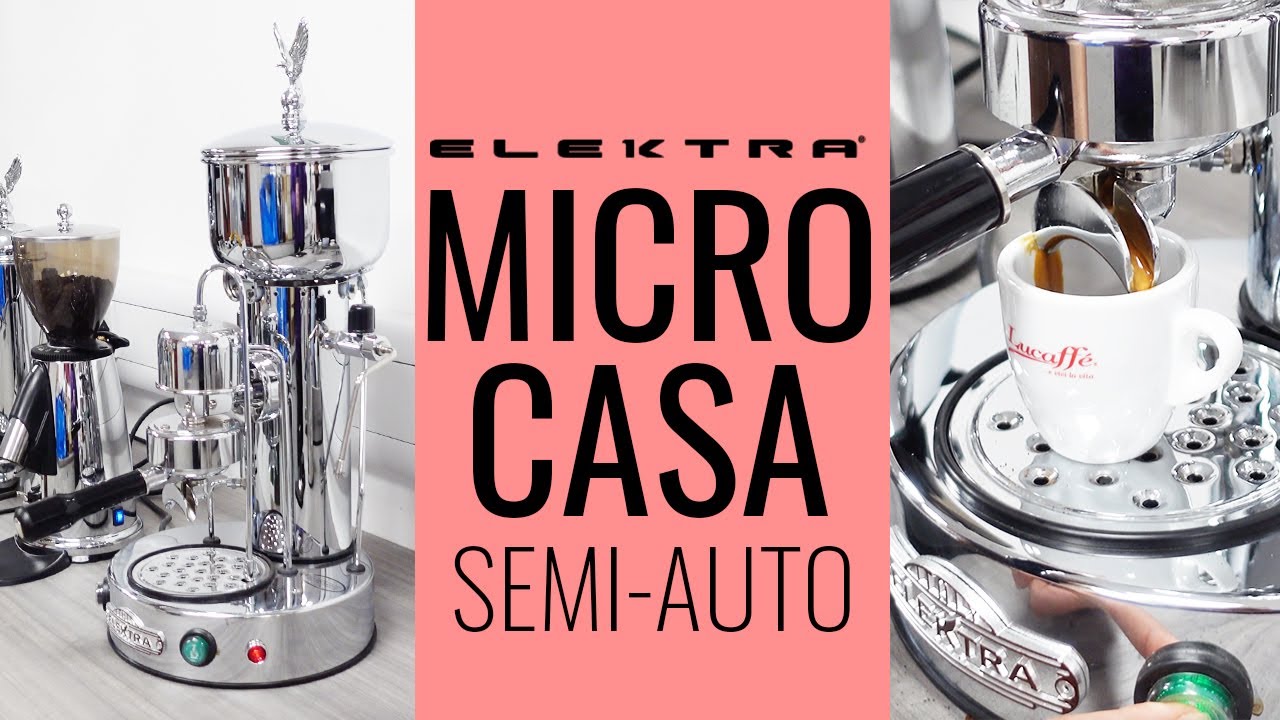 Espresso Elegance: Unlocking the Elektra Micro Casa Semiautomatic