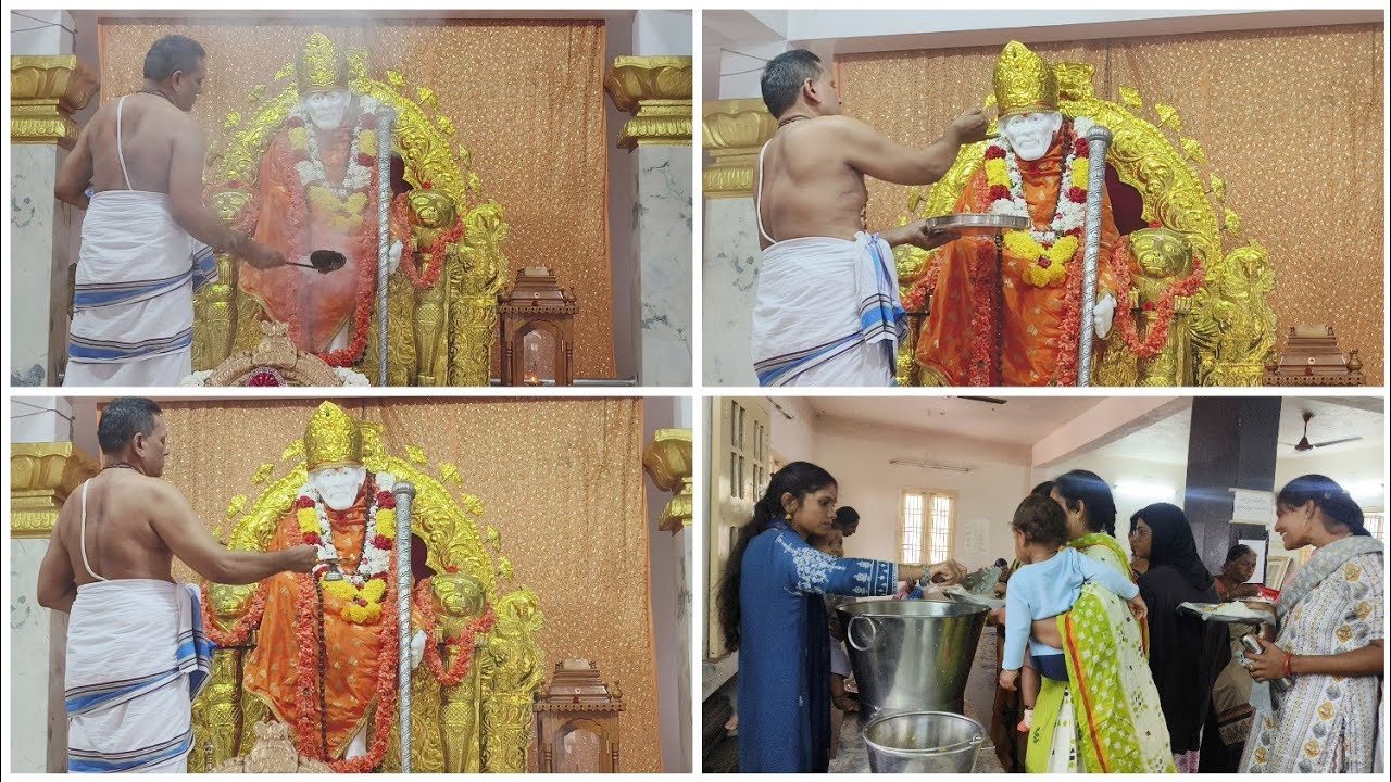 బోగోలు సాయిబాబా మందిరంలో గురువారం అభిషేకాలు అన్నదాన కార్యక్రమాలు..12/3/26#vloge 