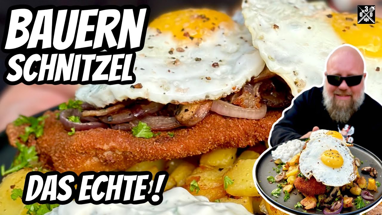 Bauernschnitzel nur Echt mit  Spiegelei - 030 BBQ