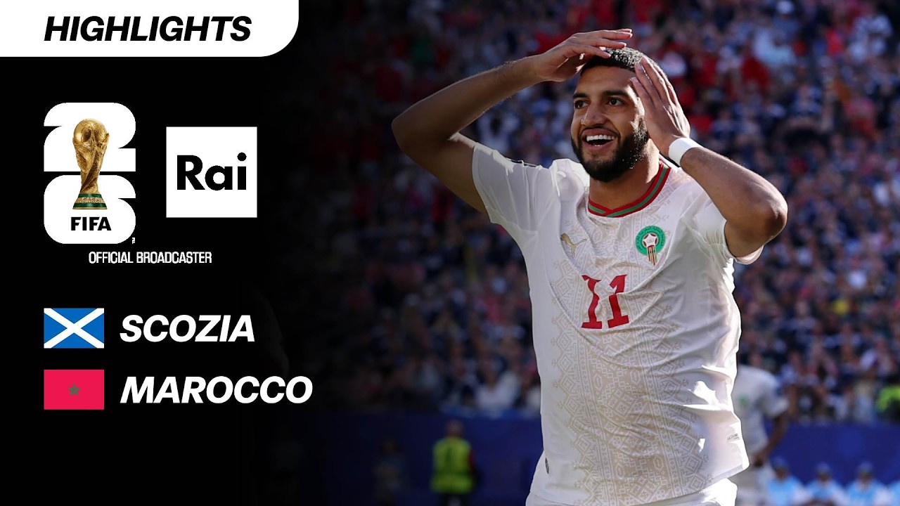 Scozia - Marocco 0-1: Highlights | Mondiali di Calcio FIFA 2026