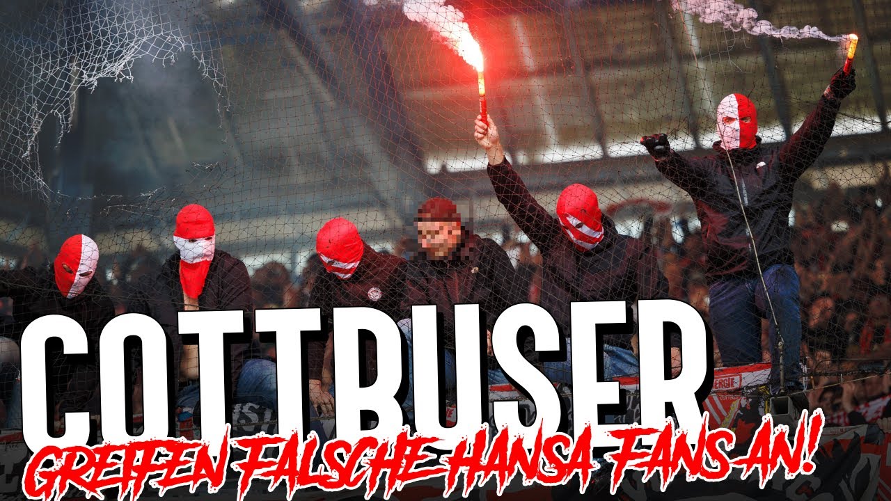 Cottbuser greifen vermeintliche Hansa-Fans an! (Rostock – Cottbus)