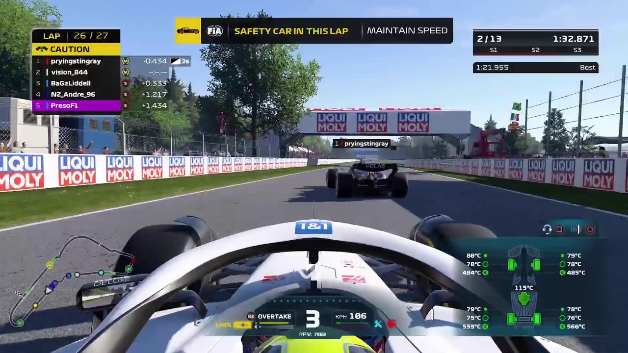 MONZA League Race | Round 15 DBS | F1 22
